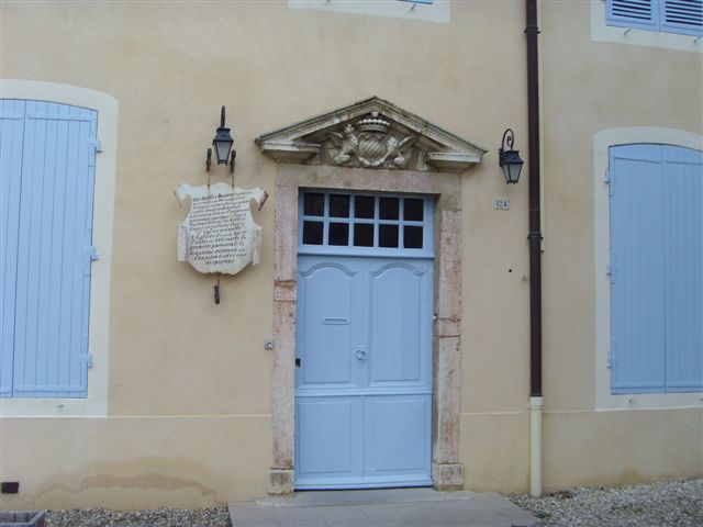 Porte de la maison de Beaurepaire